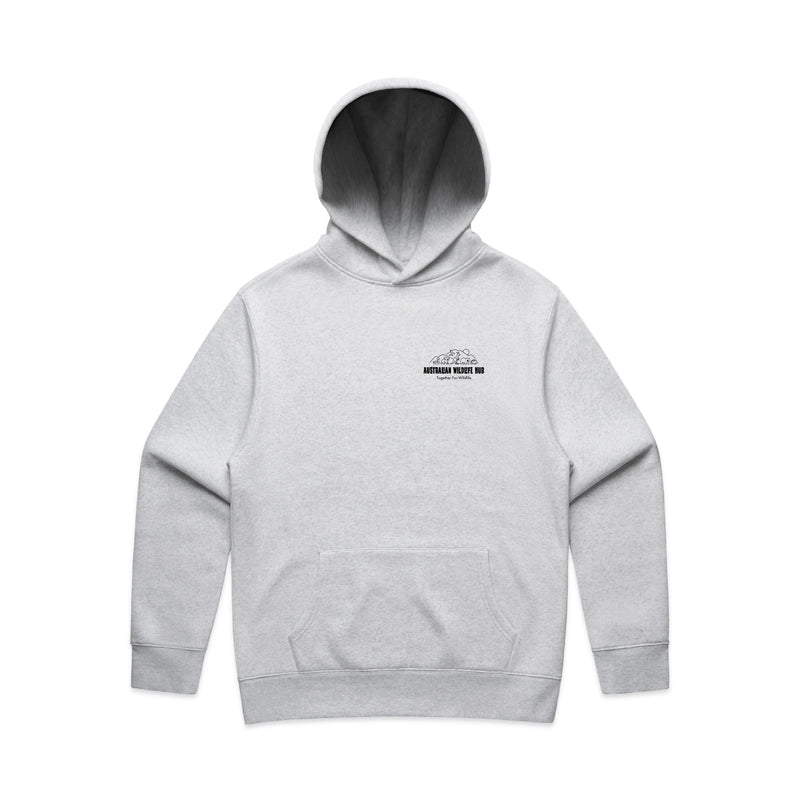 Wombat Stencil - RELAXED Hoodie Australian Wildlife Hub