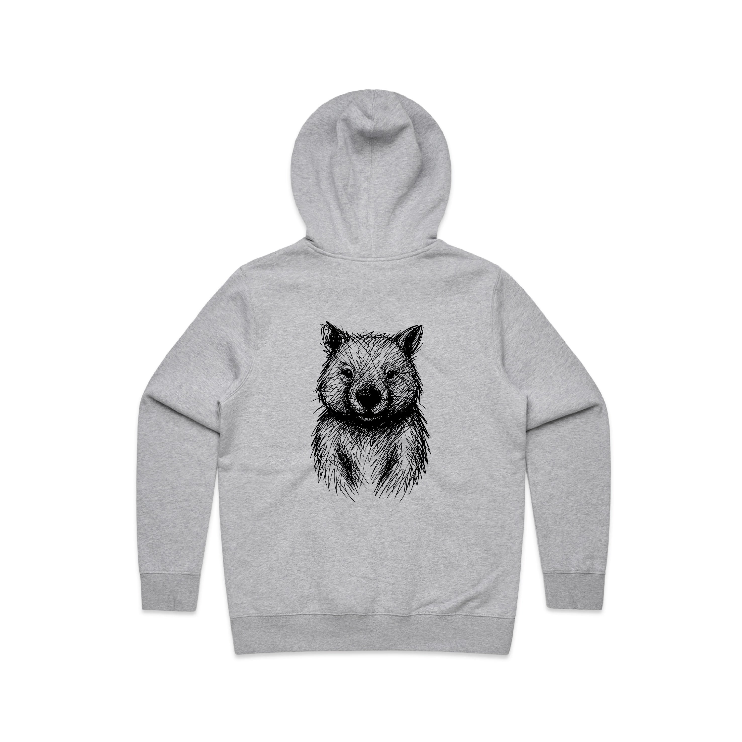 Wombat Stencil - Women’s Hoodie