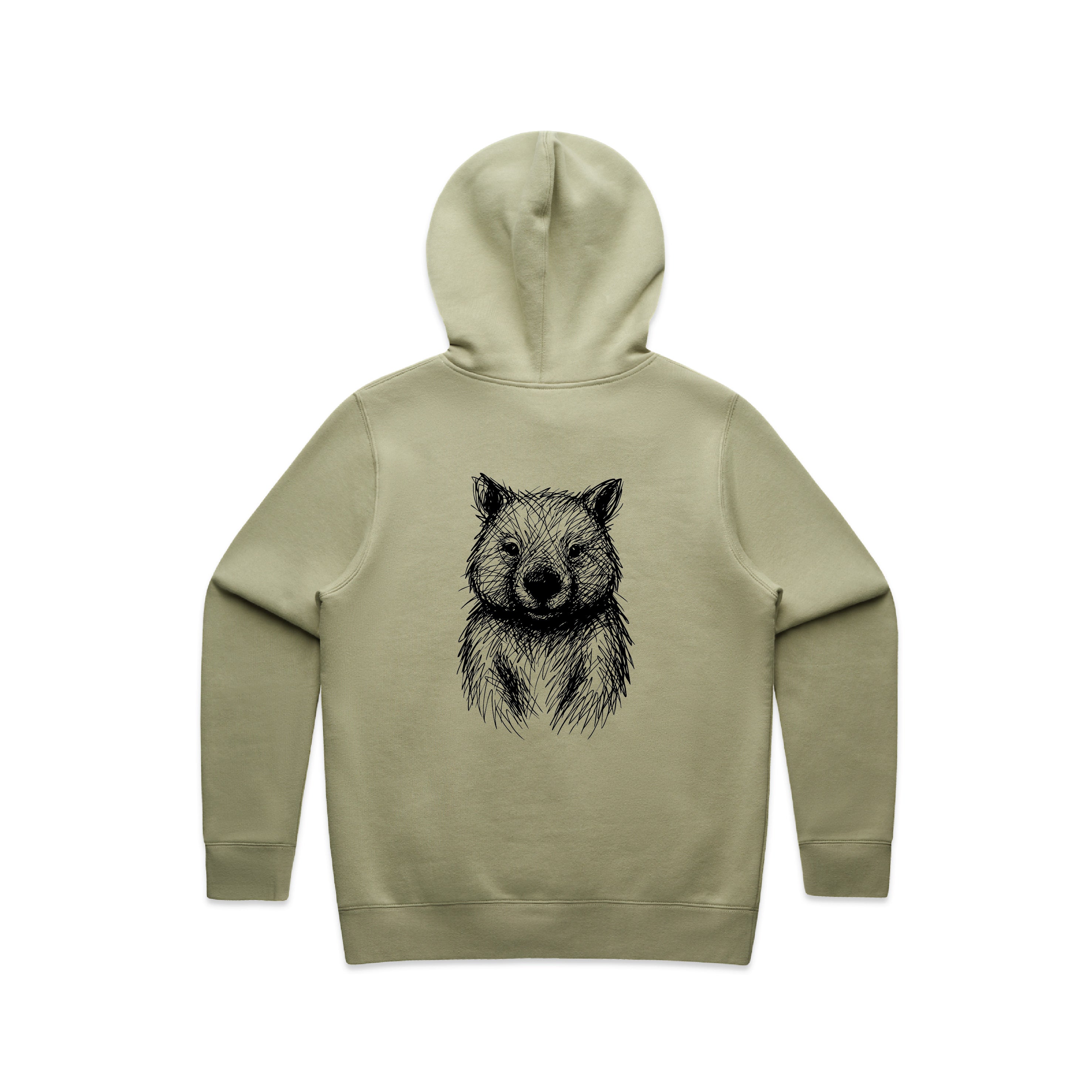 Wombat Stencil - Women’s Hoodie