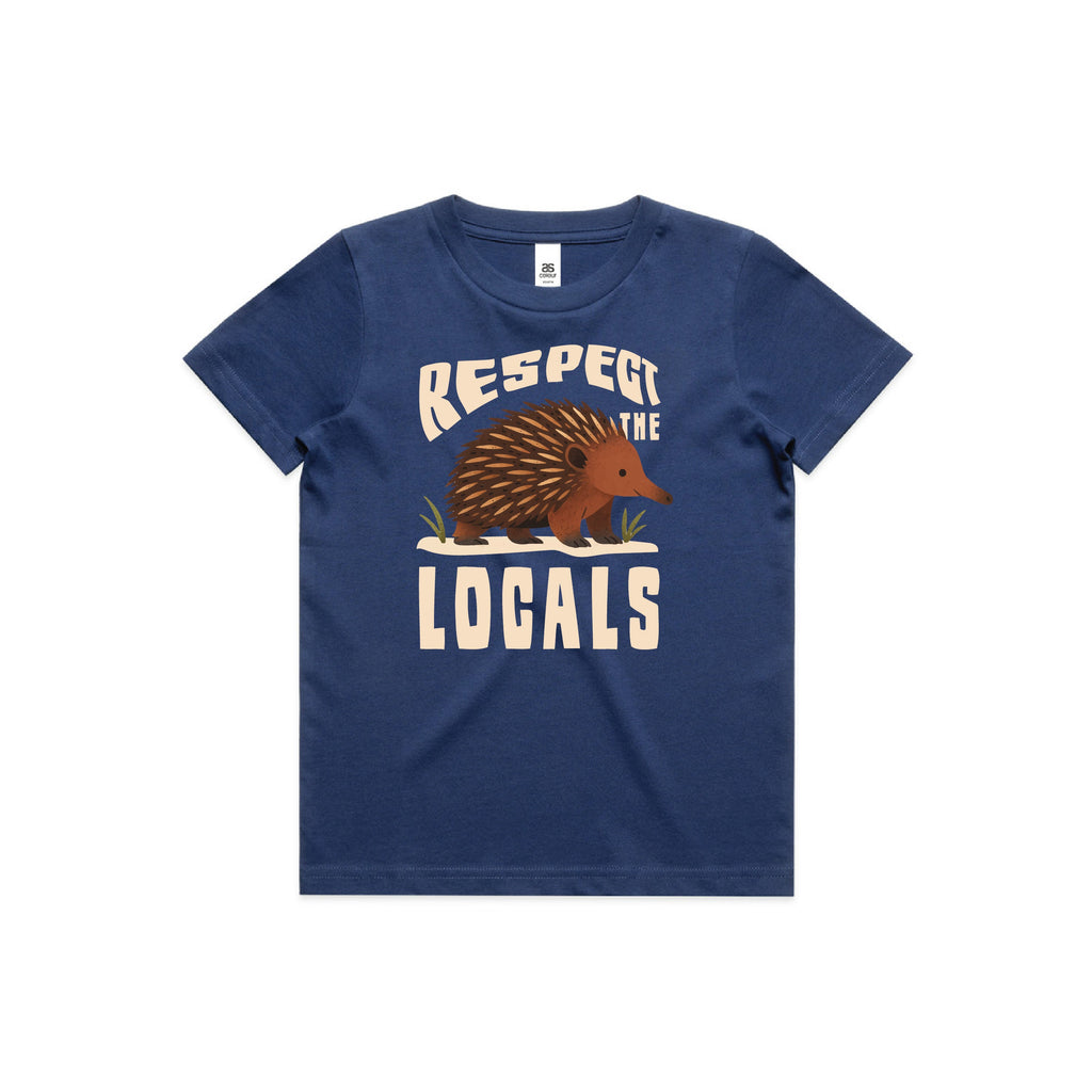 Respect The Locals - Kids Tee Australian Wildlife Hub