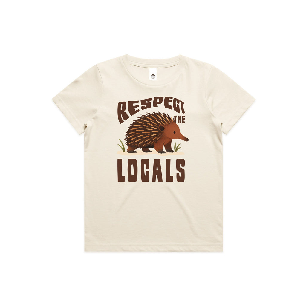 Respect The Locals - Kids Tee Australian Wildlife Hub