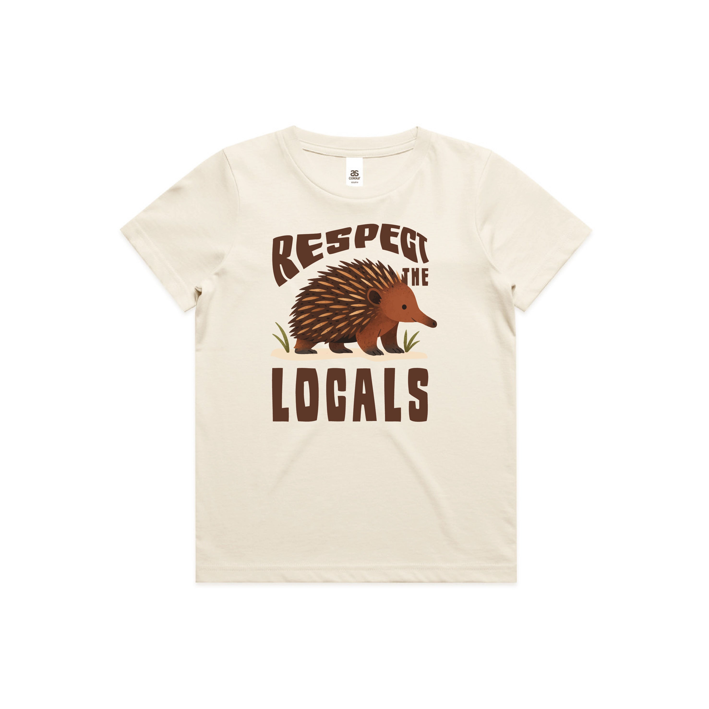 Respect The Locals - Kids Tee Australian Wildlife Hub