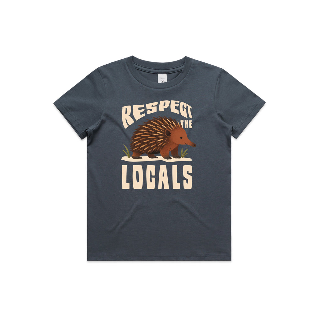 Respect The Locals - Kids Tee Australian Wildlife Hub