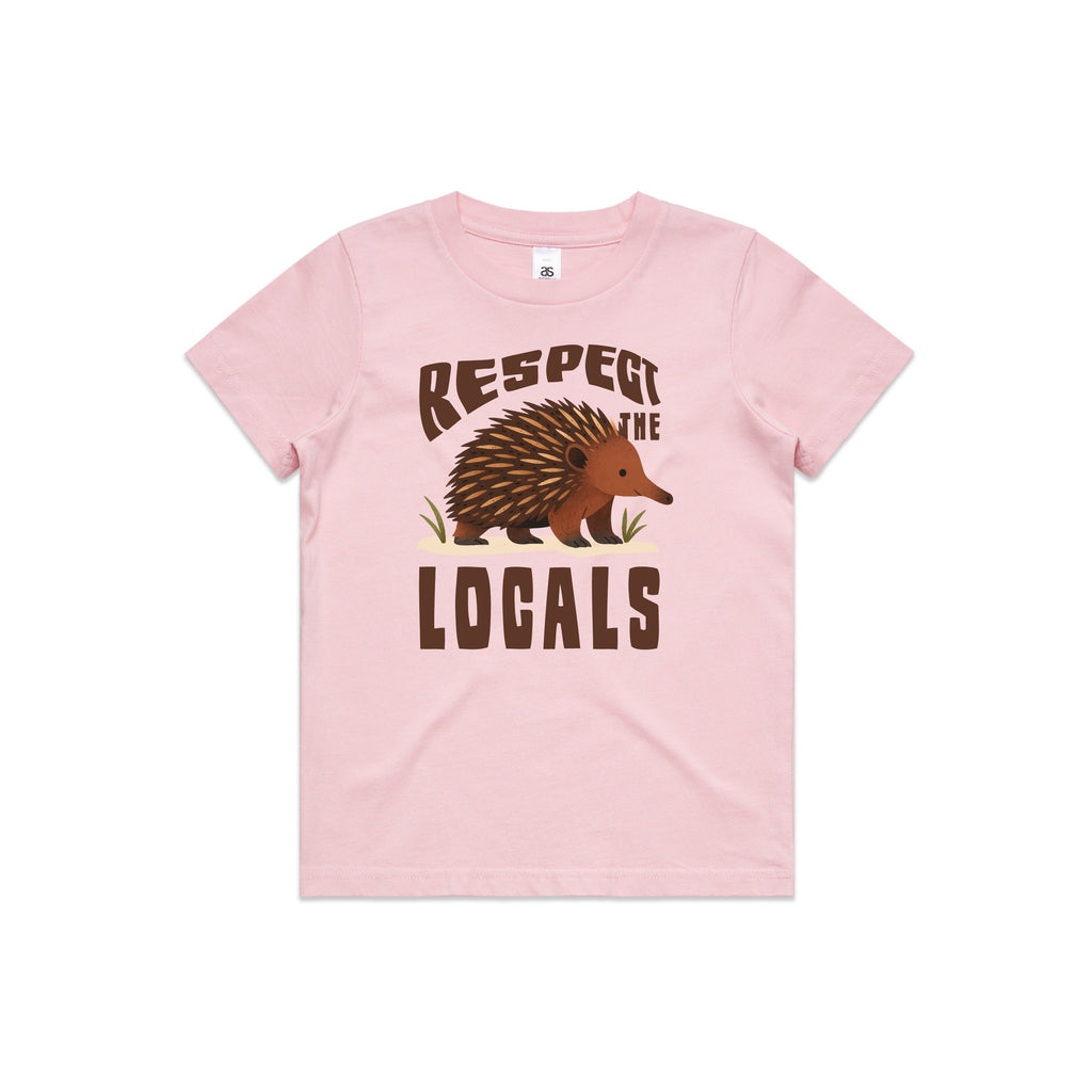Respect The Locals - Kids Tee Australian Wildlife Hub