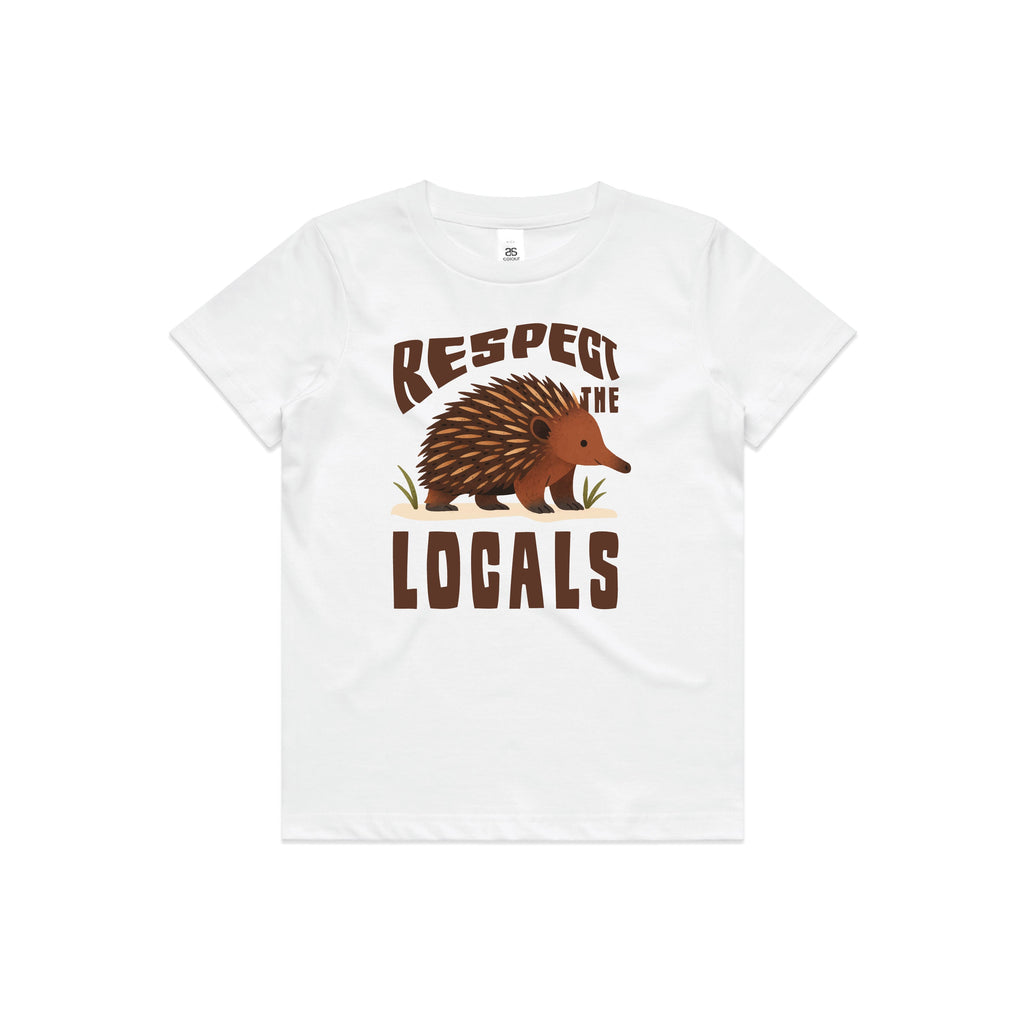 Respect The Locals - Kids Tee Australian Wildlife Hub