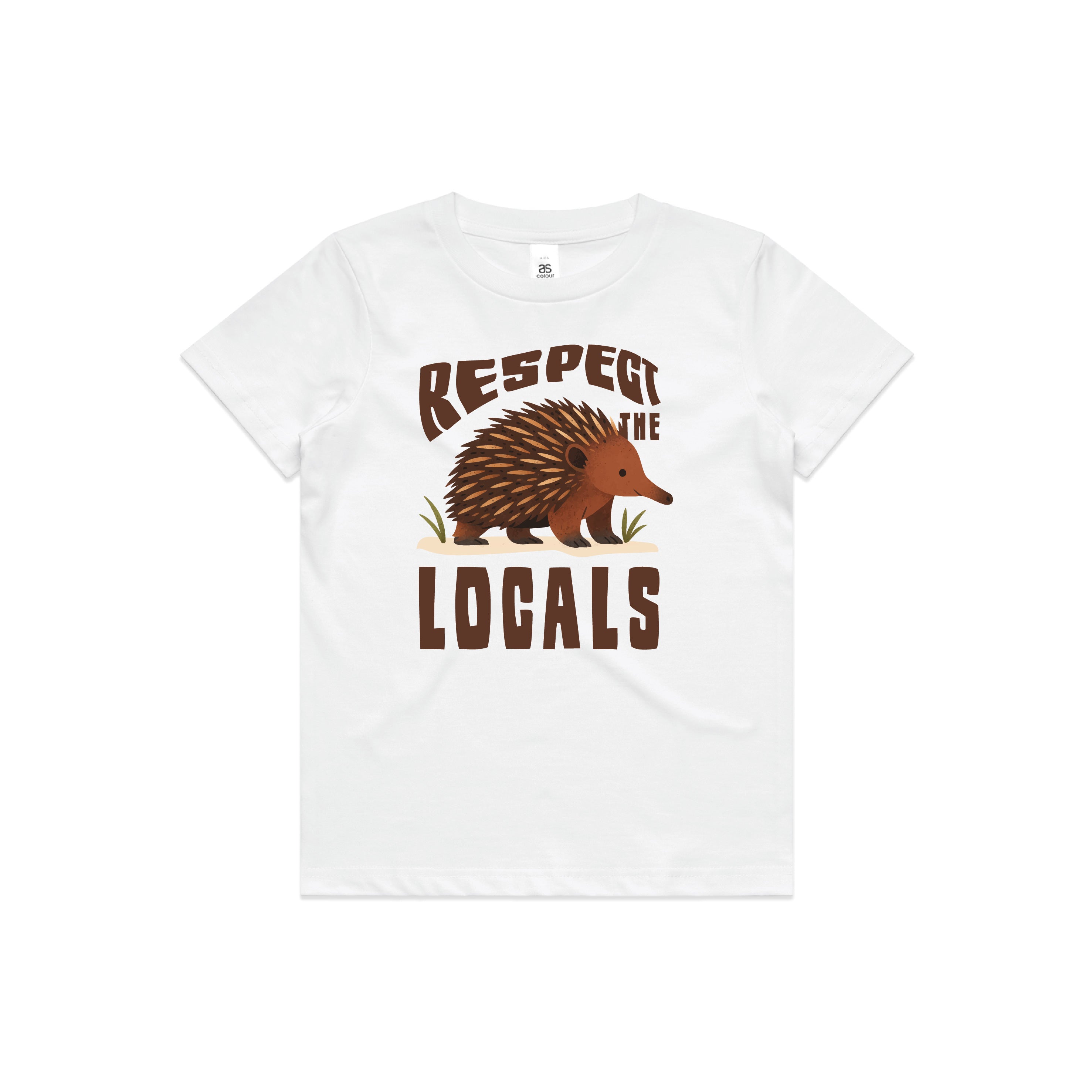 Respect The Locals - Kids Tee Australian Wildlife Hub
