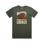 Respect The Locals - Men’s Tee Australian Wildlife Hub