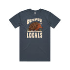 Respect The Locals - Men’s Tee Australian Wildlife Hub