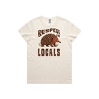 Respect The Locals - Women’s Tee Australian Wildlife Hub