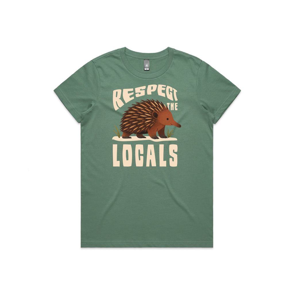 Respect The Locals - Women’s Tee Australian Wildlife Hub