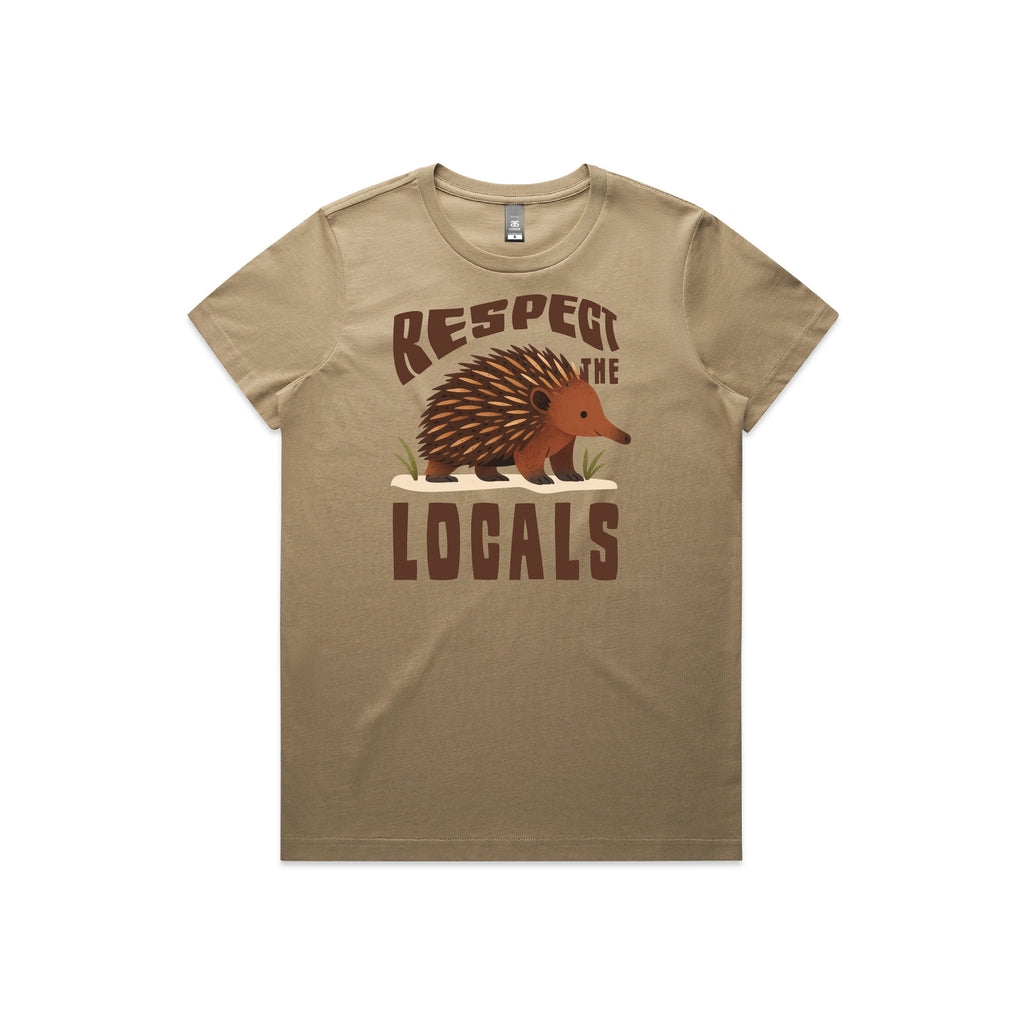 Respect The Locals - Women’s Tee Australian Wildlife Hub