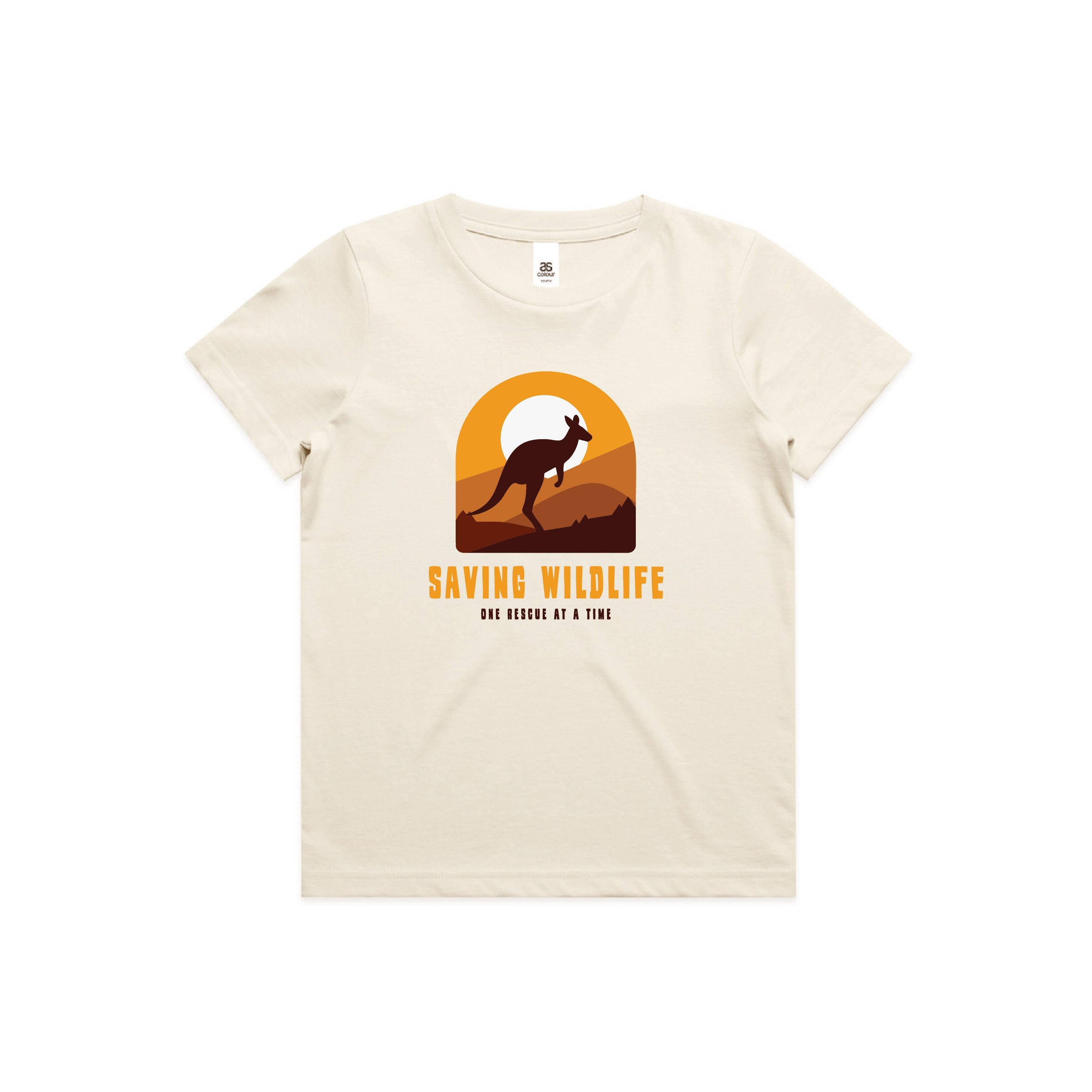 Saving Wildlife - Kids Tee Australian Wildlife Hub