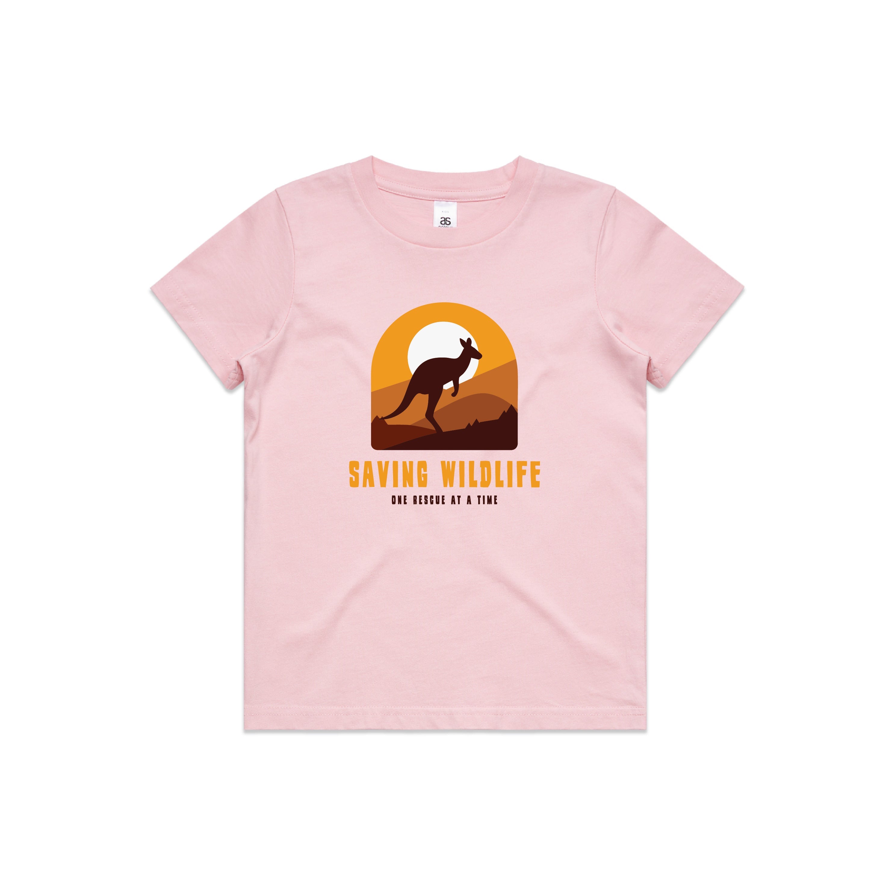 Saving Wildlife - Kids Tee Australian Wildlife Hub