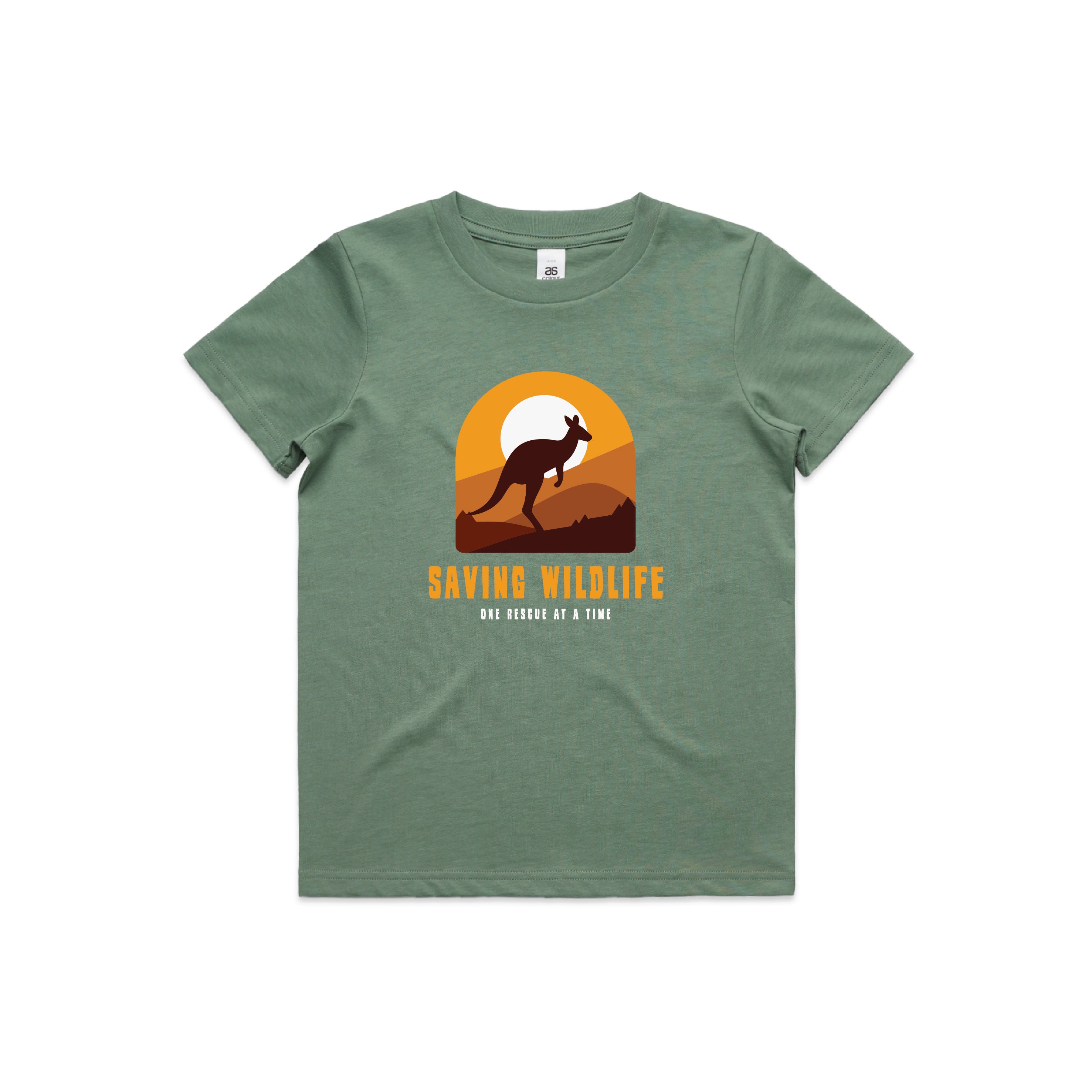 Saving Wildlife - Kids Tee Australian Wildlife Hub