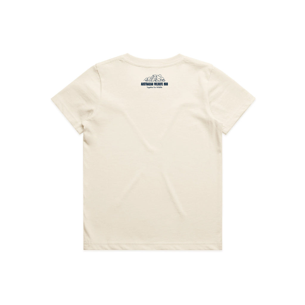 Wallaby Stencil - Kids Tee Australian Wildlife Hub