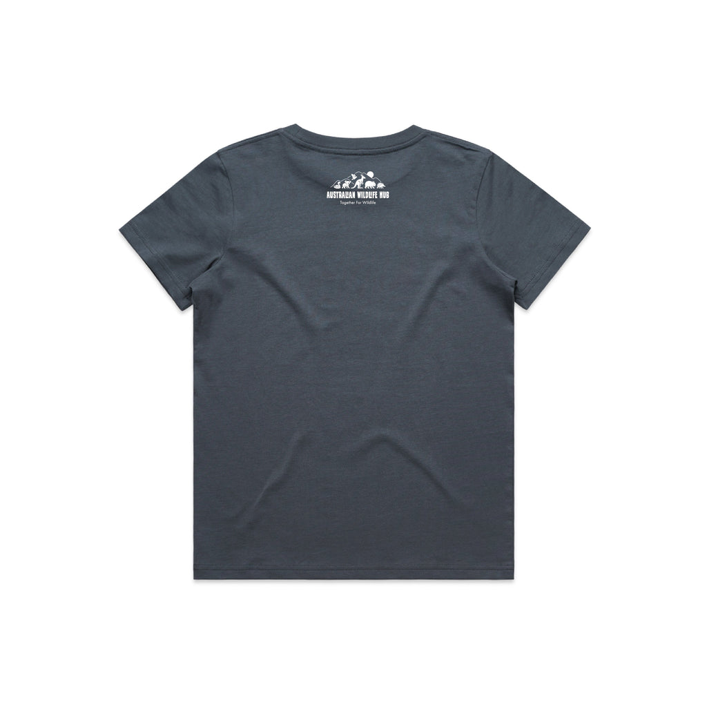 Wallaby Stencil - Kids Tee Australian Wildlife Hub