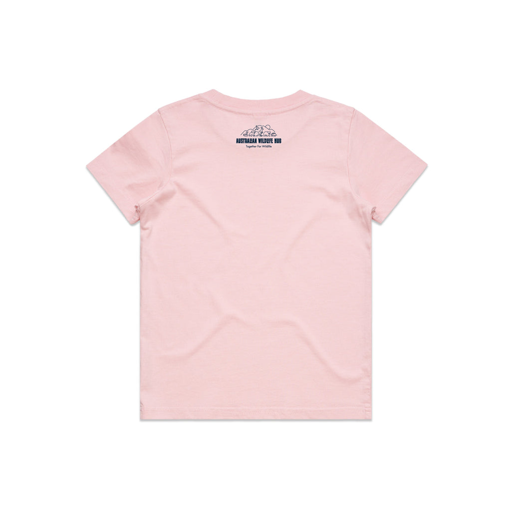 Wallaby Stencil - Kids Tee Australian Wildlife Hub