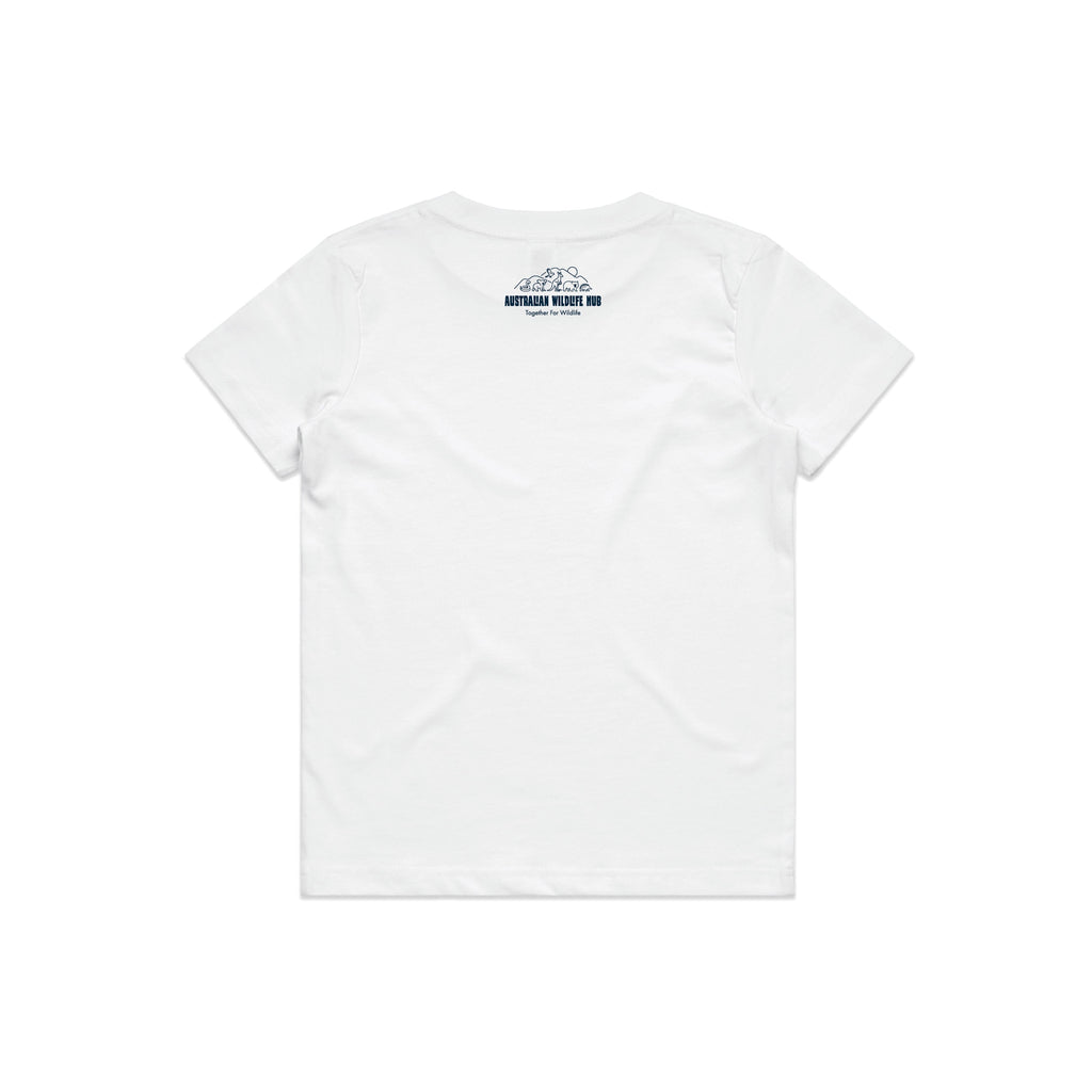 Wallaby Stencil - Kids Tee Australian Wildlife Hub