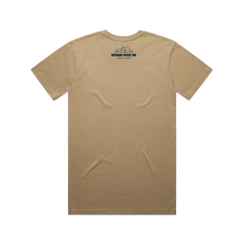 Wallaby Stencil - Men's Tee Australian Wildlife Hub