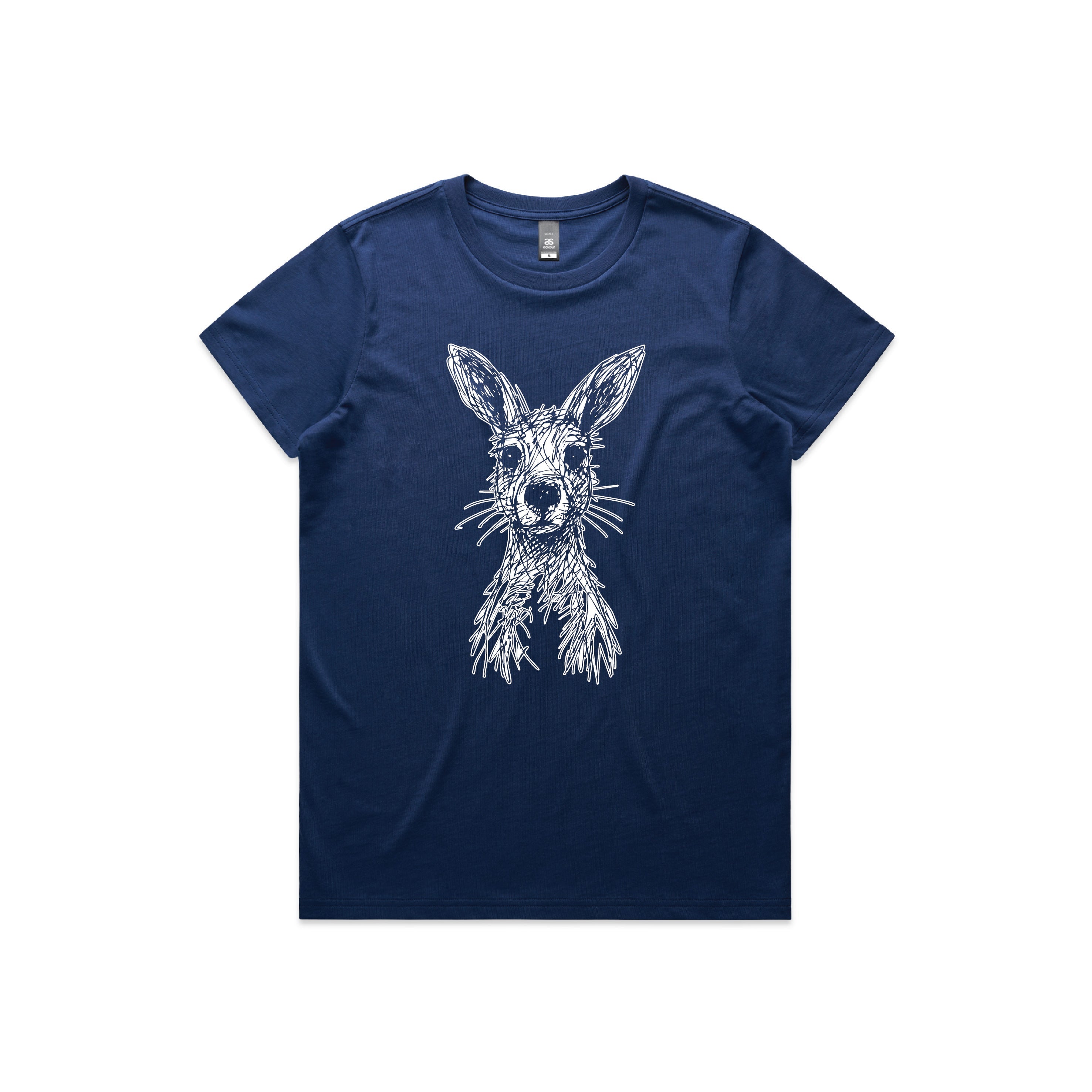 Wallaby Stencil - Women’s Tee Australian Wildlife Hub