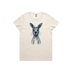 Wallaby Stencil - Women’s Tee Australian Wildlife Hub