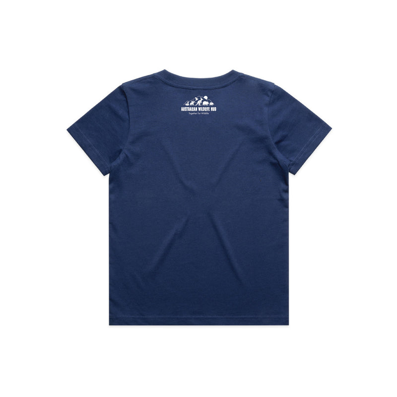 Wombat Stencil - Kids Tee Australian Wildlife Hub