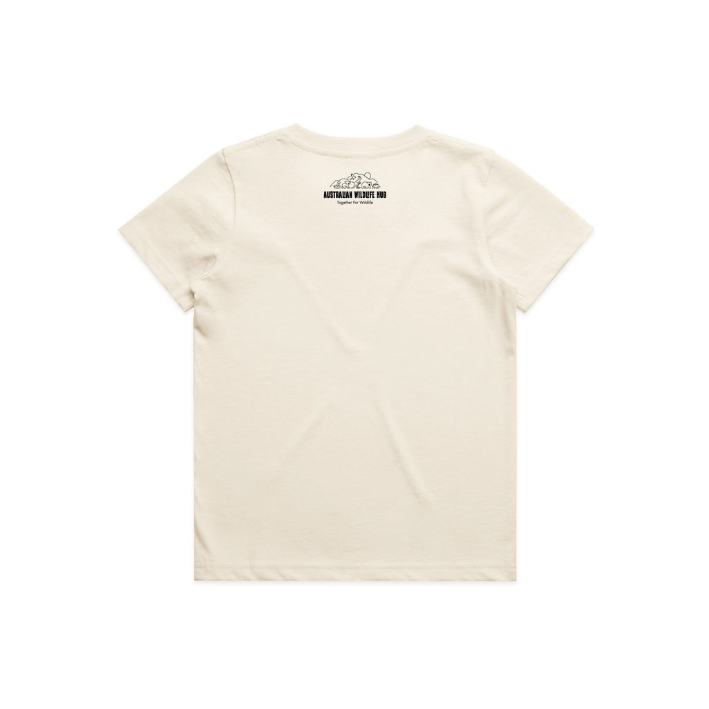 Wombat Stencil - Kids Tee Australian Wildlife Hub