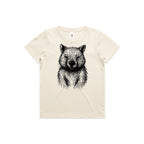 Wombat Stencil - Kids Tee Australian Wildlife Hub