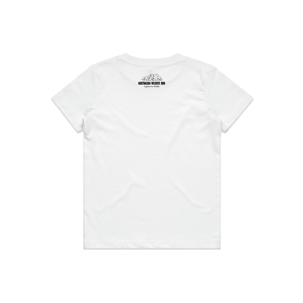 Wombat Stencil - Kids Tee Australian Wildlife Hub