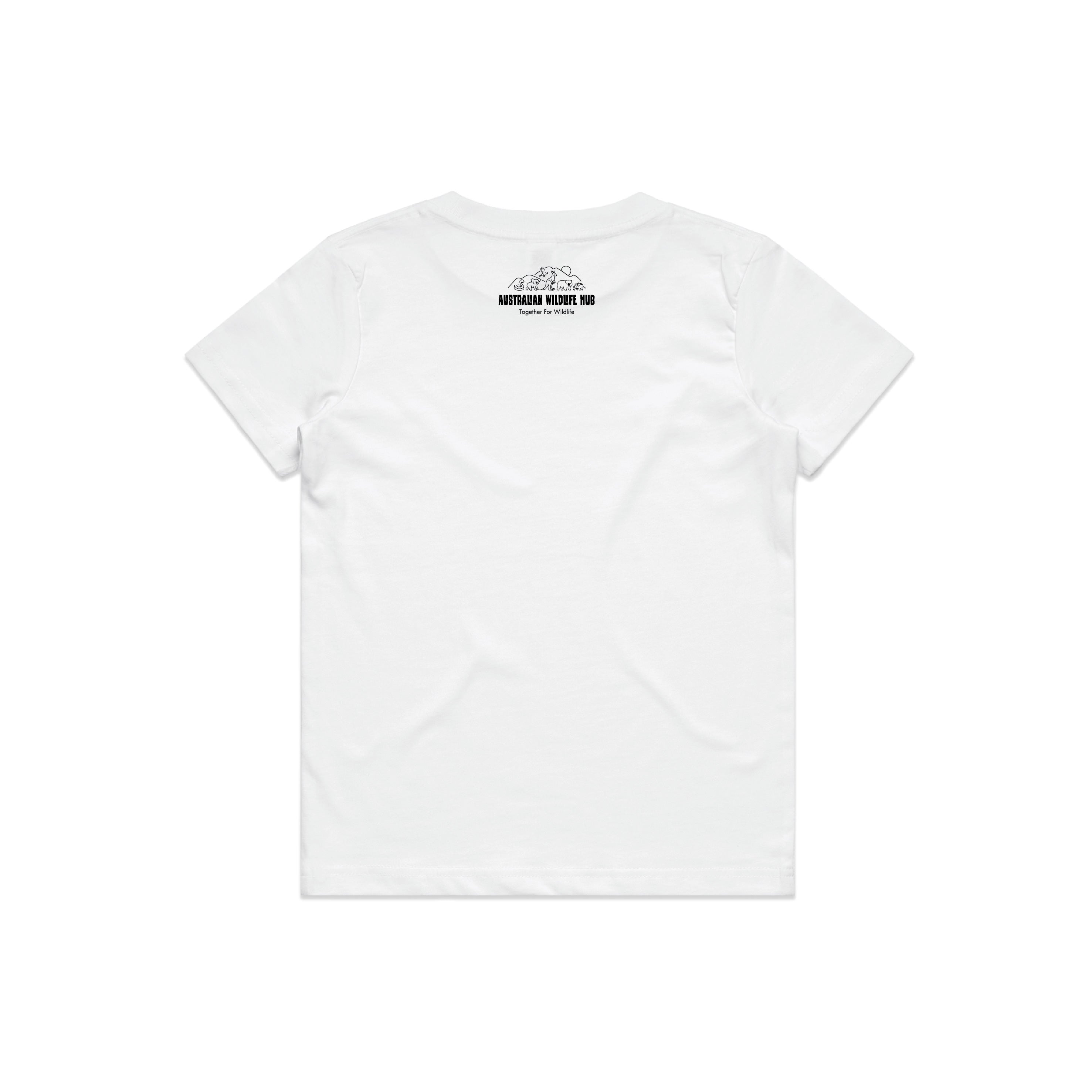 Wombat Stencil - Kids Tee Australian Wildlife Hub