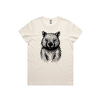 Australian Wildlife Hub Wombat - Women’s Tee Australian Wildlife Hub