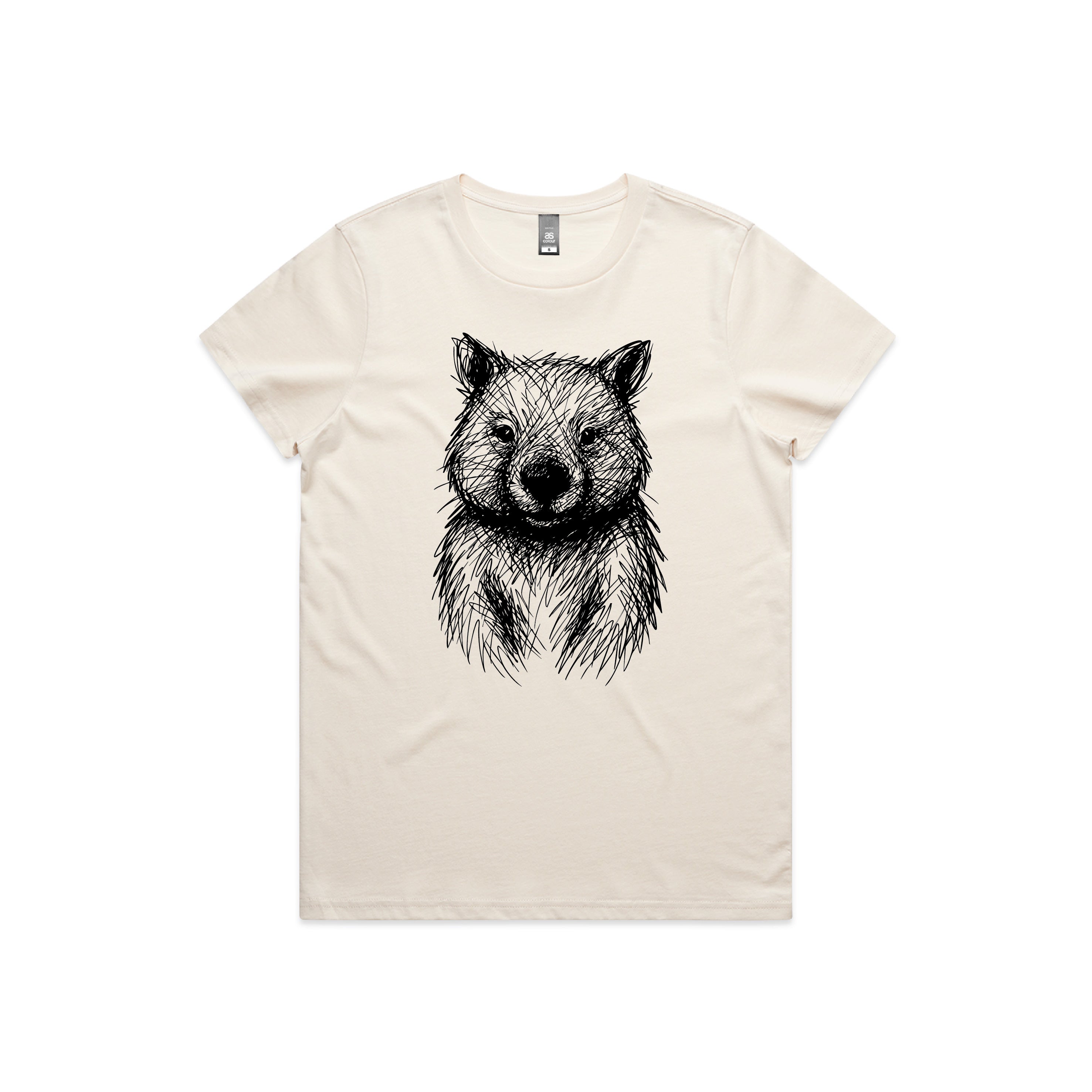 Australian Wildlife Hub Wombat - Women’s Tee Australian Wildlife Hub