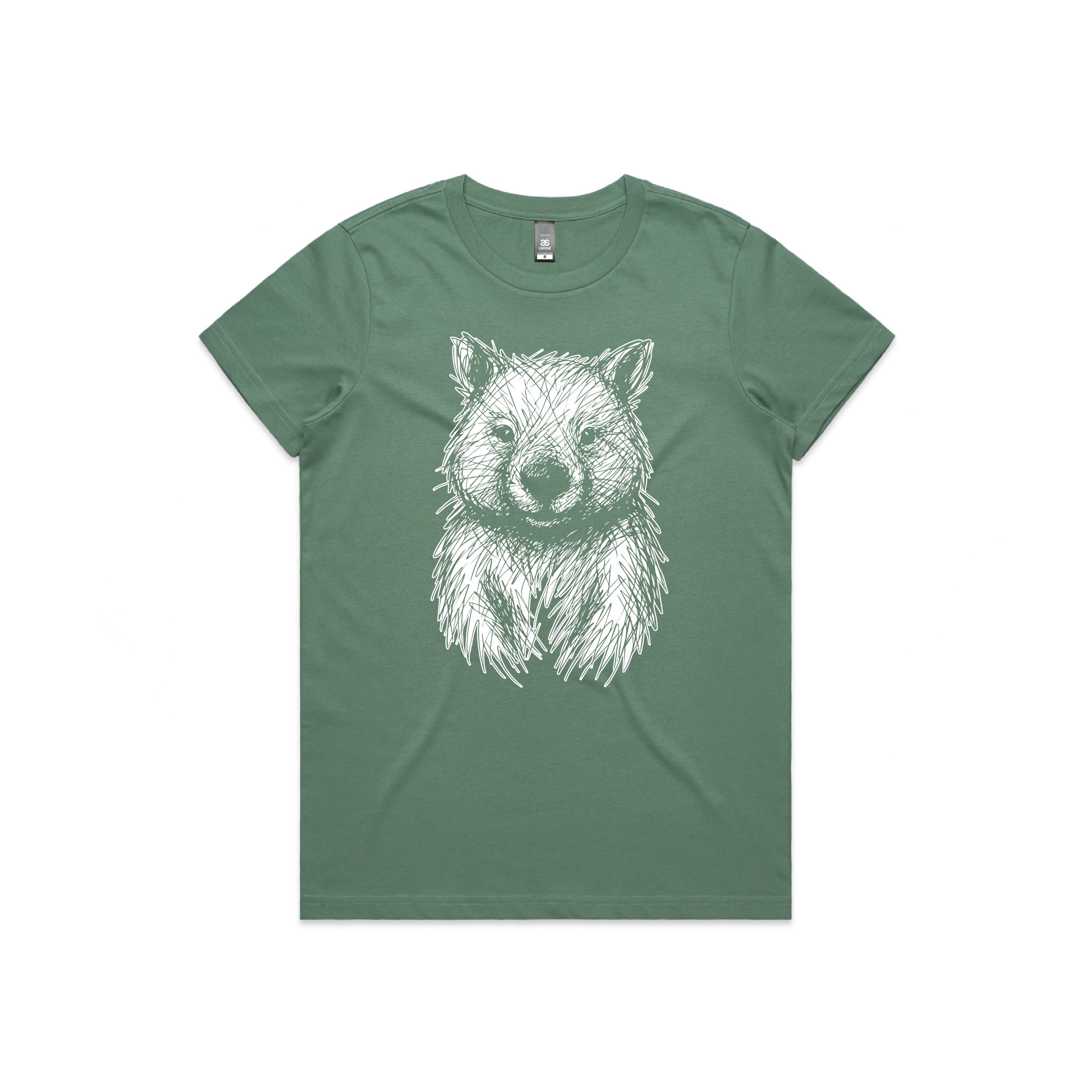 Australian Wildlife Hub Wombat - Women’s Tee Australian Wildlife Hub
