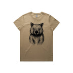 Australian Wildlife Hub Wombat - Women’s Tee Australian Wildlife Hub