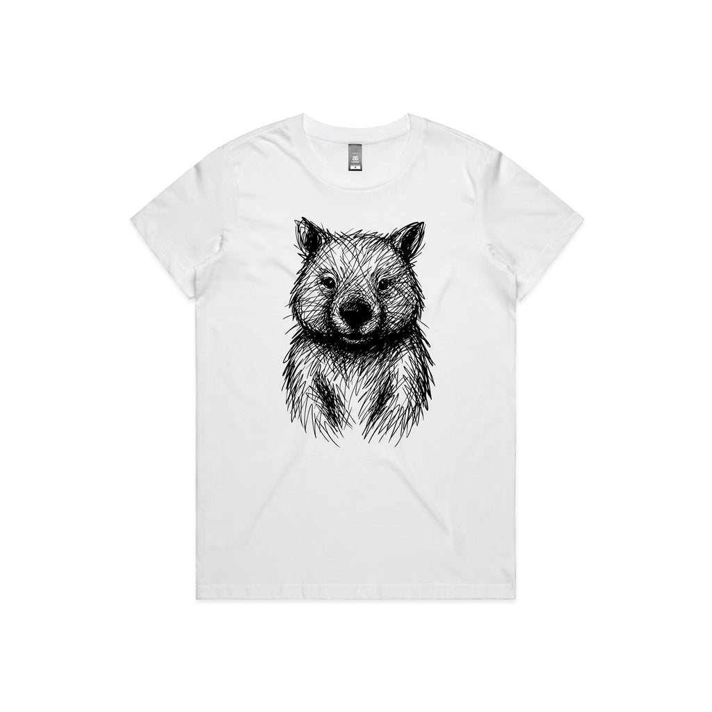 Australian Wildlife Hub Wombat - Women’s Tee Australian Wildlife Hub