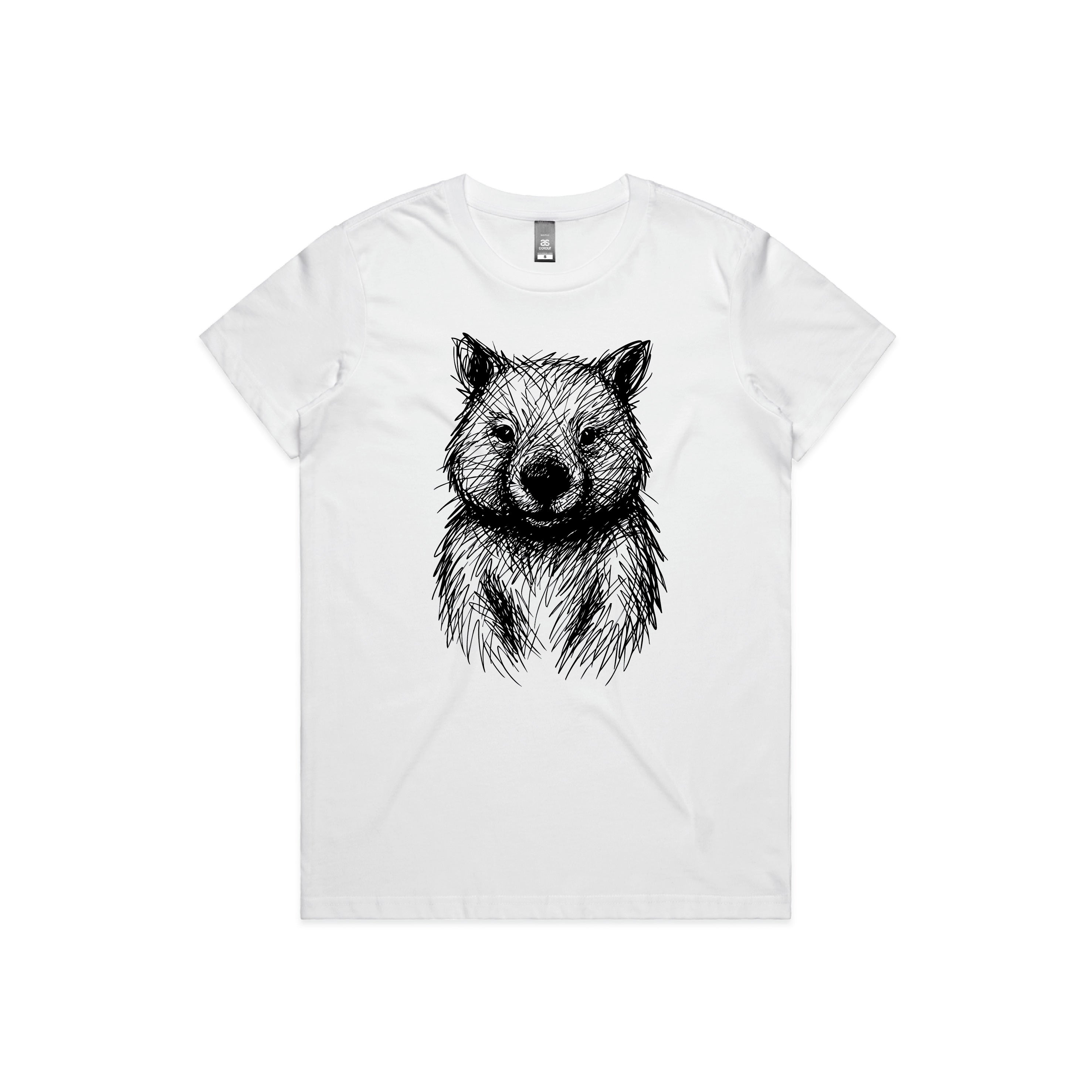 Australian Wildlife Hub Wombat - Women’s Tee Australian Wildlife Hub