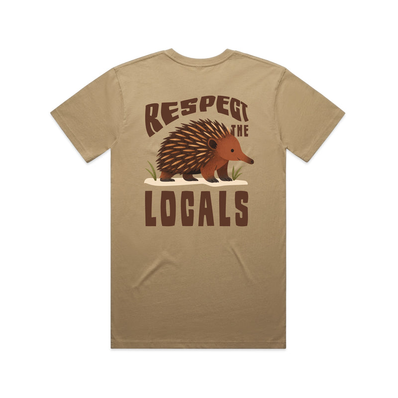 Respect The Locals - Men’s Tee Australian Wildlife Hub