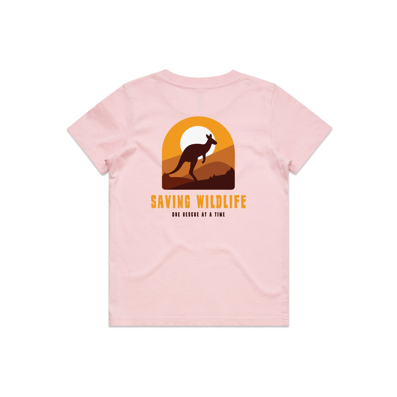 Saving Wildlife - Kid's Tee Australian Wildlife Hub