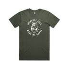 WOMBATS MAKE ME HAPPY - Mens Tee Australian Wildlife Hub