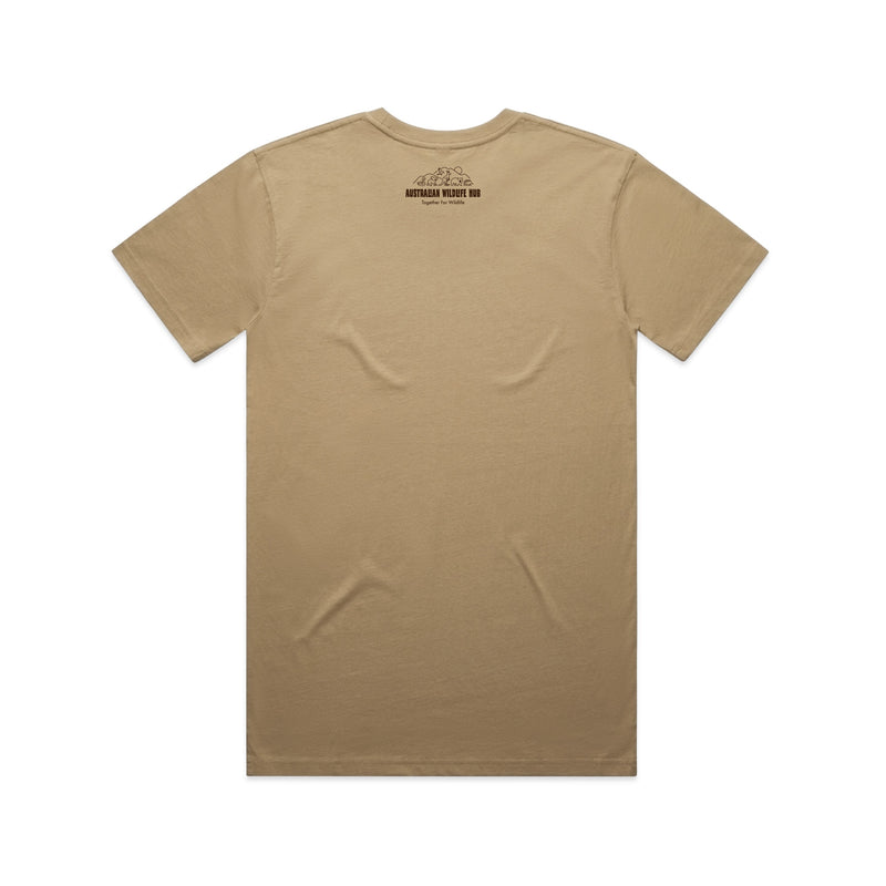 WOMBATS MAKE ME HAPPY - Mens Tee Australian Wildlife Hub
