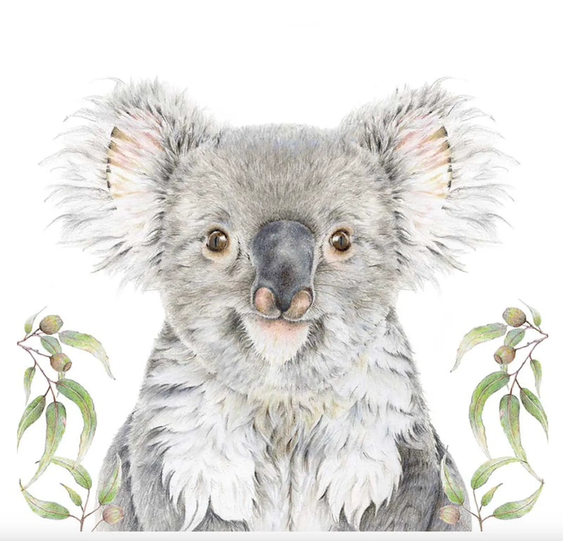Gumnut the Koala | Art Print Australian Wildlife Hub