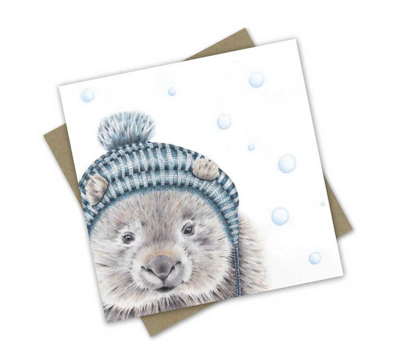 “Hello William” wombat - Greeting Card Australian Wildlife Hub